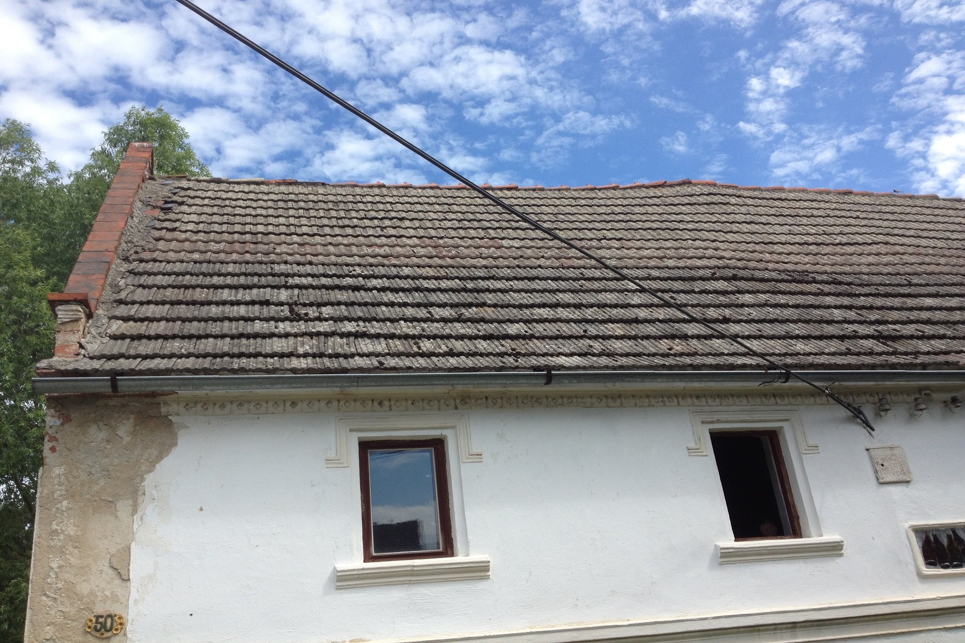 Rekonstrukce střešního pláště Litice